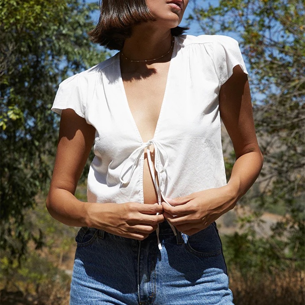 BRANDY/JOHN GALT TIE TOP